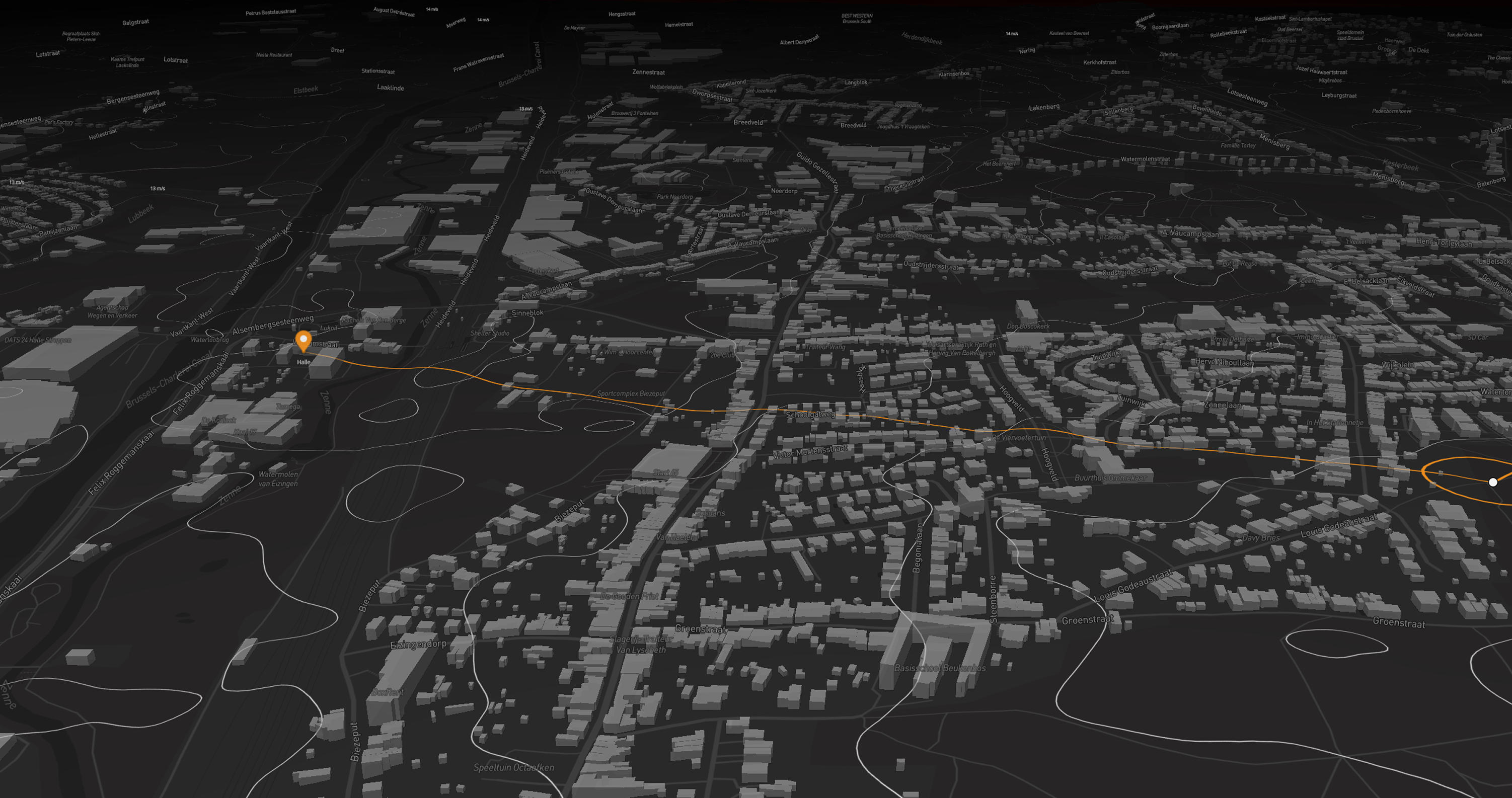 Vectra flight planning hero view